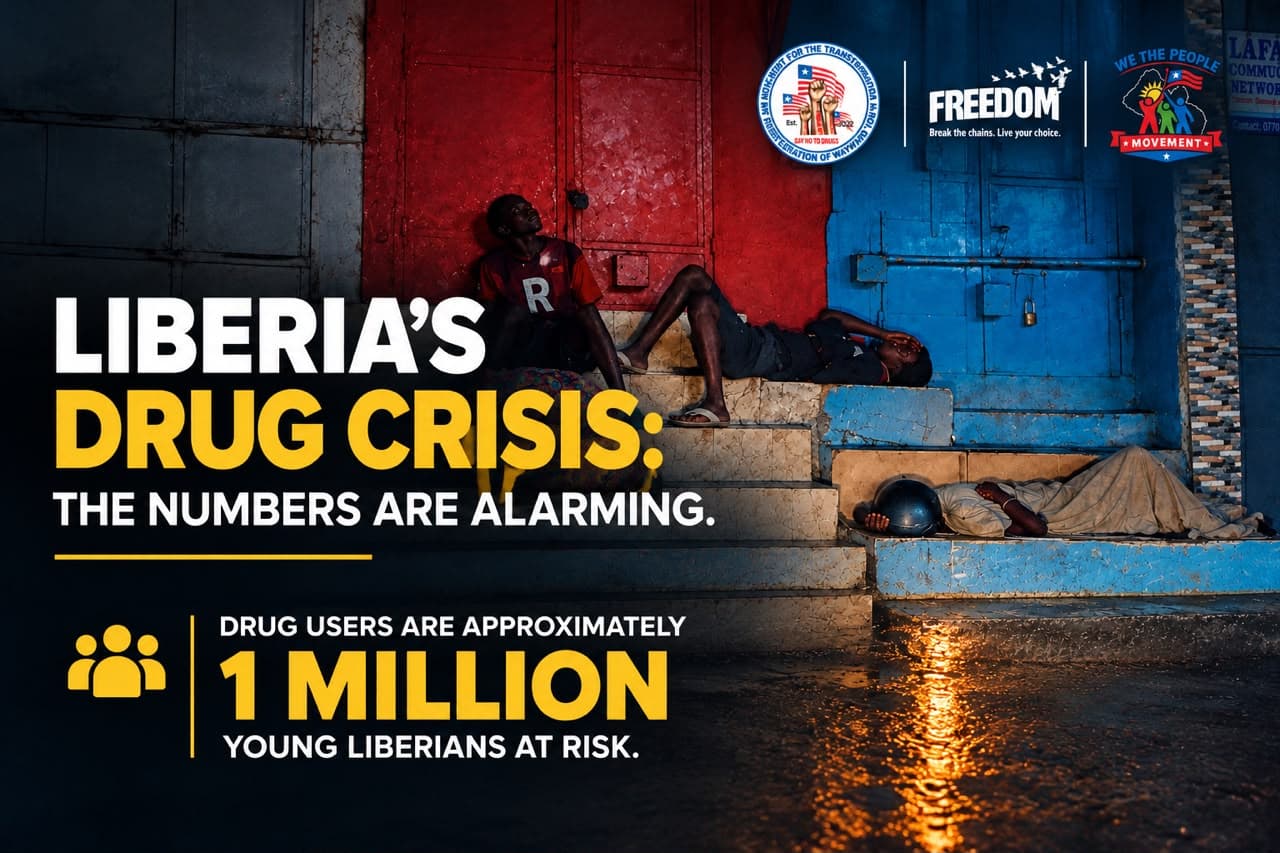 I want Liberia to treat drugs as a national emergency, reclaim ghettos with cleanups and safe zones, expand rehabilitation, and give youth skills, dignity, and second chances